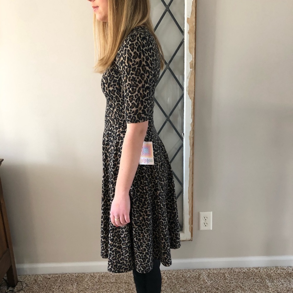 LuLaroe Nicole dress- NWT! XS cheetah print - Picture 2 of 3